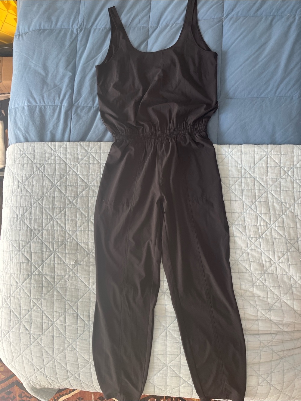 Athleta Black Tank Jumpsuit